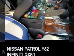 টহল নিবেদিত y62 PAR প্লাস্টিকের উত্থাপিত আর্মরেস্ট কালো কার ইন্টেরিয়র আর্মরেস্ট